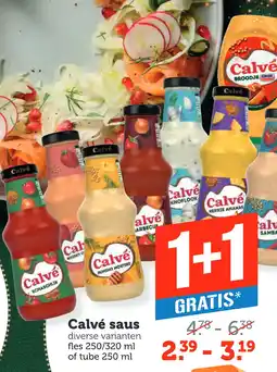 Coop Calvé saus aanbieding