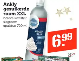 Coop Ankly gesuikerde room XXL aanbieding