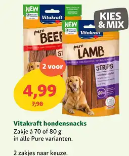 Maxi Zoo Vitakraft hondensnacks aanbieding