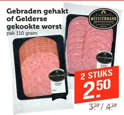Coop Gebraden gehakt of Gelderse gekookte worst aanbieding