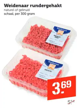 Coop Weidenaar rundergehakt aanbieding