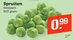 Coop Spruiten flowpack aanbieding
