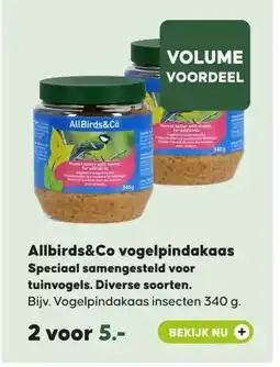 Pets Place Allbirds&Co vogelpindakaas aanbieding