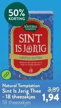 Holland & Barrett Sint Is Jarig Thee - 18 theezakjes aanbieding