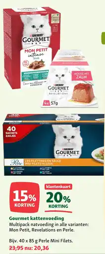 Maxi Zoo Gourmet kattenvoeding aanbieding