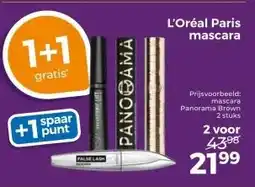 Trekpleister L'Oréal Paris mascara aanbieding