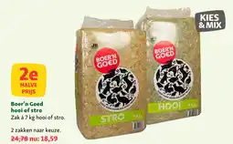 Maxi Zoo Boer'n Goed hooi of stro aanbieding