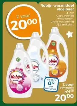 Trekpleister Robijn wasmiddel vloeibaar aanbieding