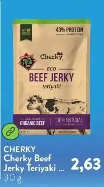 Holland & Barrett Cherky Beef Jerky Teriyaki – 30g aanbieding