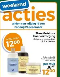 Trekpleister SheaMoisture haarverzorging aanbieding