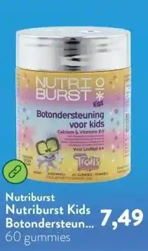 Holland & Barrett Nutriburst Kids Botondersteuning Calcium + Vitamine D3 4+ - 60 gummies aanbieding