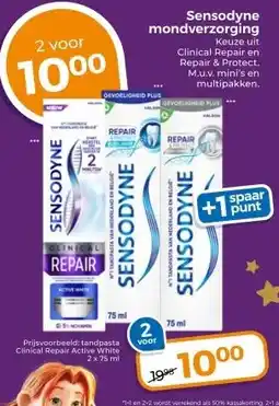 Trekpleister Sensodyne mondverzorging aanbieding