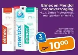 Trekpleister Elmex en Meridol mondverzorging aanbieding