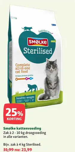 Maxi Zoo Smølke kattenvoeding aanbieding