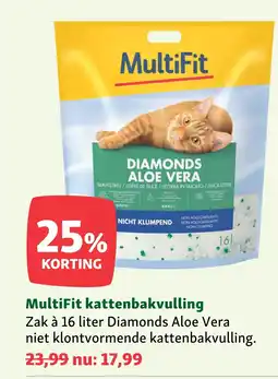 Maxi Zoo MultiFit kattenbakvulling aanbieding