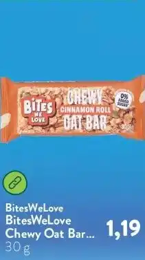 Holland & Barrett BitesWeLove Chewy Oat Bar Cinnamon Roll – 30g aanbieding