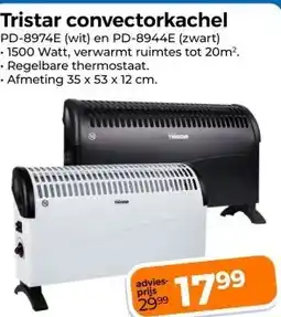 Trekpleister Tristar convectorkachel aanbieding