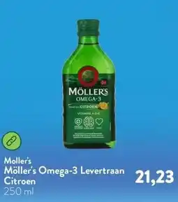 Holland & Barrett Möller's Omega-3 Levertraan Citroen aanbieding