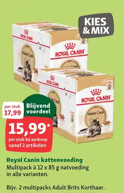 Maxi Zoo Royal Canin kattenvoeding aanbieding