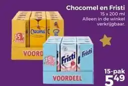 Trekpleister Chocomel en Fristi aanbieding