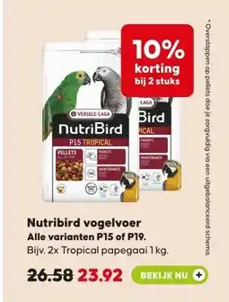 Pets Place Nutribird vogelvoer aanbieding