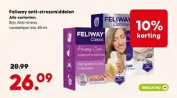Pets Place Feliway anti-stressmiddelen aanbieding