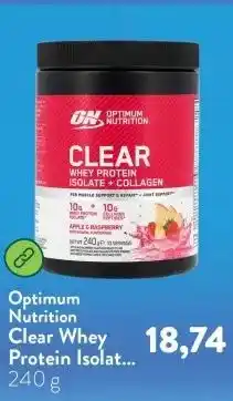 Holland & Barrett Clear Whey Protein Isolate + Collagen Apple & Raspberry aanbieding