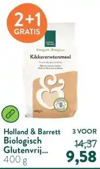 Holland & Barrett Biologisch Glutenvrij Kikkererwtenmeel aanbieding