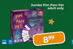 Trekpleister Jumbo Pim Pam Pet adult only aanbieding