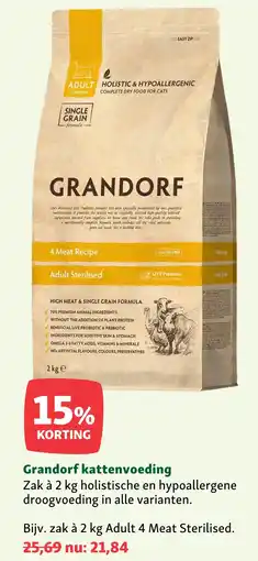 Maxi Zoo Grandorf kattenvoeding aanbieding