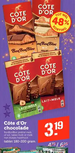 Coop Côte d'Or chocolade aanbieding