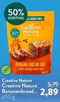Holland & Barrett Creative Nature Bananenbroodmix aanbieding