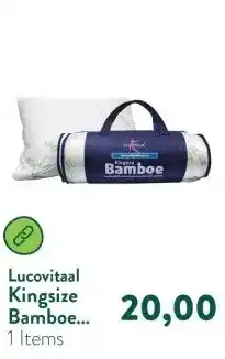 Holland & Barrett Kingsize Bamboe Kussen aanbieding