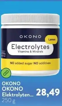 Holland & Barrett OKONO Elektrolyten Poeder Citroensmaak aanbieding