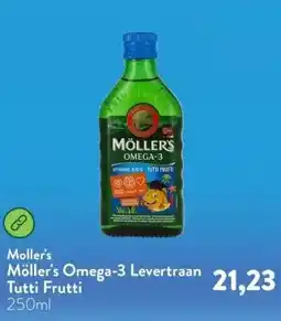 Holland & Barrett Möller's Omega-3 Levertraan Tutti Frutti aanbieding