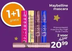 Trekpleister Maybelline mascara aanbieding
