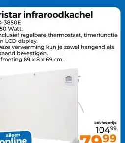 Trekpleister Tristar infraroodkachel aanbieding