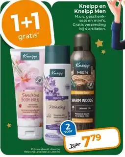 Trekpleister Kneipp en Kneipp Men aanbieding