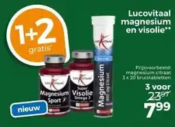 Trekpleister Lucovitaal magnesium en visolie** aanbieding
