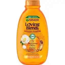 Etos Garnier Loving Blends Argan & Cameliaolie Shampoo 300 ML aanbieding