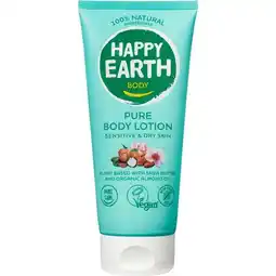 Etos Happy Earth 100% Natural Soft Body Lotion 200ml aanbieding