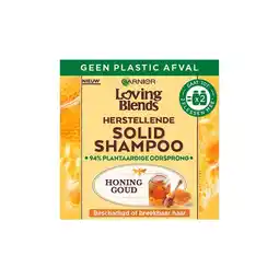 Etos Garnier Loving Blends Honing Goud Shampoo Bar 60 GR aanbieding