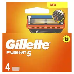 Etos Gillette Fusion5 Navulmesjes 4 Stuks aanbieding