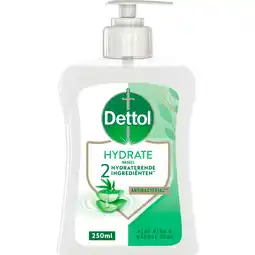 Etos Dettol Antibacterieel Verzachtend Aloë Vera Handzeep 250 ML aanbieding