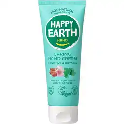 Etos Happy Earth 100% Natural Caring Hand Cream 75ml aanbieding