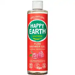 Etos Happy Earth 100% Natuurlijke Shower Gel Floral Patchouli aanbieding