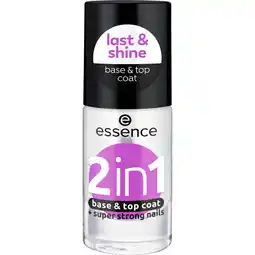 Kruidvat Essence 2-In-1 Base & Topcoat aanbieding