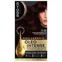 Trekpleister Syoss Oleo Intense 3-22 Warm Donker Bordeaux Haarkleuring aanbieding