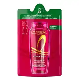 Trekpleister L'Oréal Paris Elvive Color Vive Shampoo Refill aanbieding