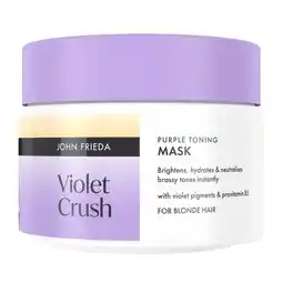 Trekpleister John Frieda Violet Crush For Blondes Purple Toning Masker aanbieding